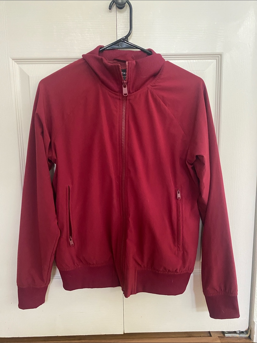 Athleta Crimson Full-Zip Jacket